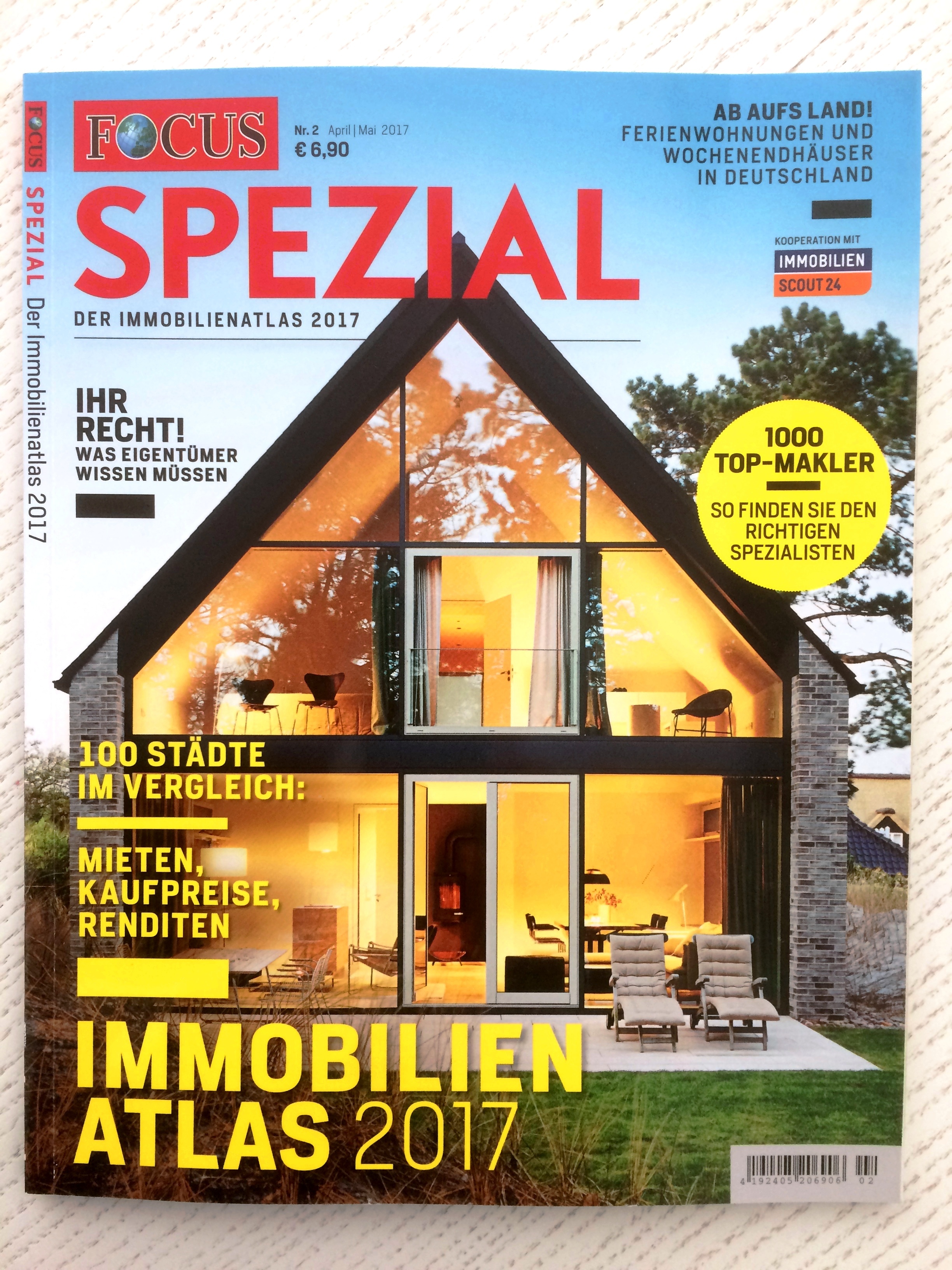 Erneut ausgezeichnet: Top Immobilienmakler 2017