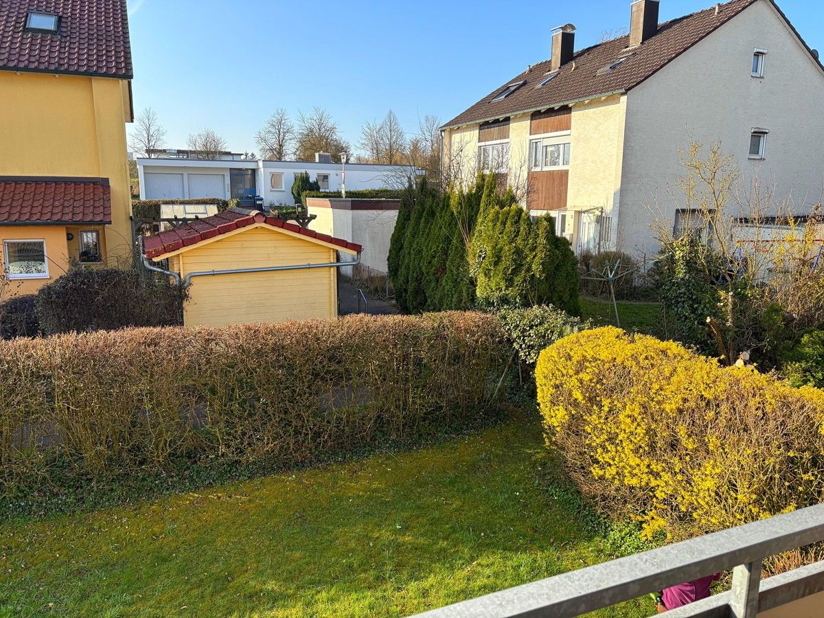 Blick vom Balkon